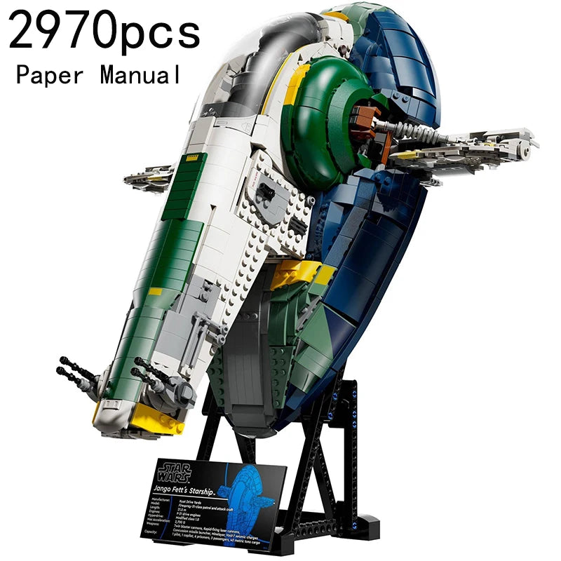Star Wars Jango Fett Starship MOC 2970 Teile LEGO-kompatibel | PrimeBricks