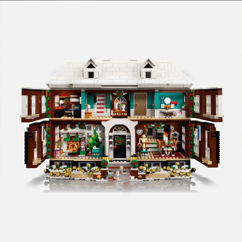 Home Alone Haus MOC - 3955 Teile - Legokompatibel - Kultfilm Building Set für Erwachsene