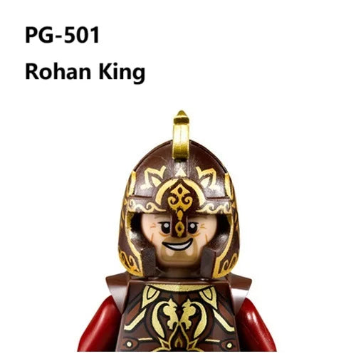 Herr der Ringe Minifiguren Set - Frodo, Gandalf, Aragorn, Legolas & Orks | LEGO-kompatibel