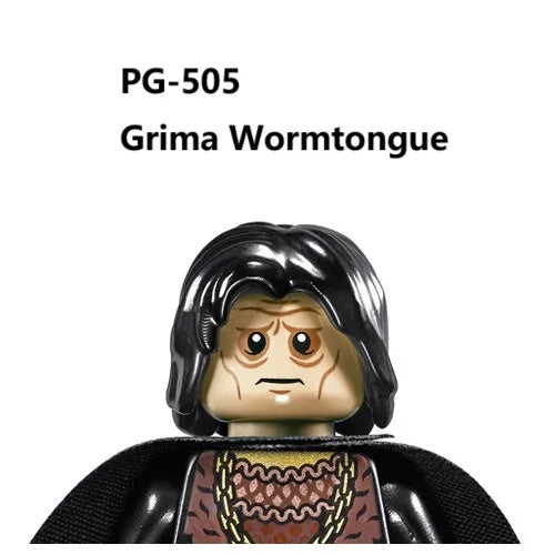 Herr der Ringe Minifiguren Set - Frodo, Gandalf, Aragorn, Legolas & Orks | LEGO-kompatibel