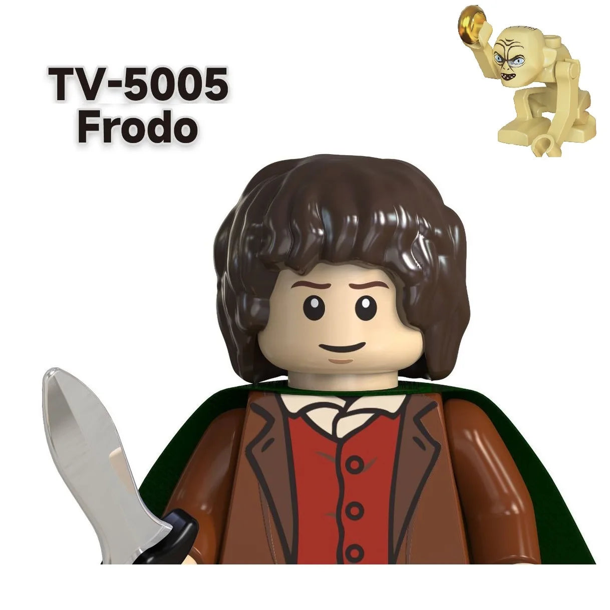 Herr der Ringe Minifiguren Set - Frodo, Gandalf, Aragorn, Legolas & Orks | LEGO-kompatibel