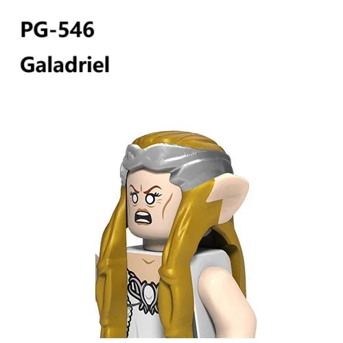 Herr der Ringe Minifiguren Set - Frodo, Gandalf, Aragorn, Legolas & Orks | LEGO-kompatibel