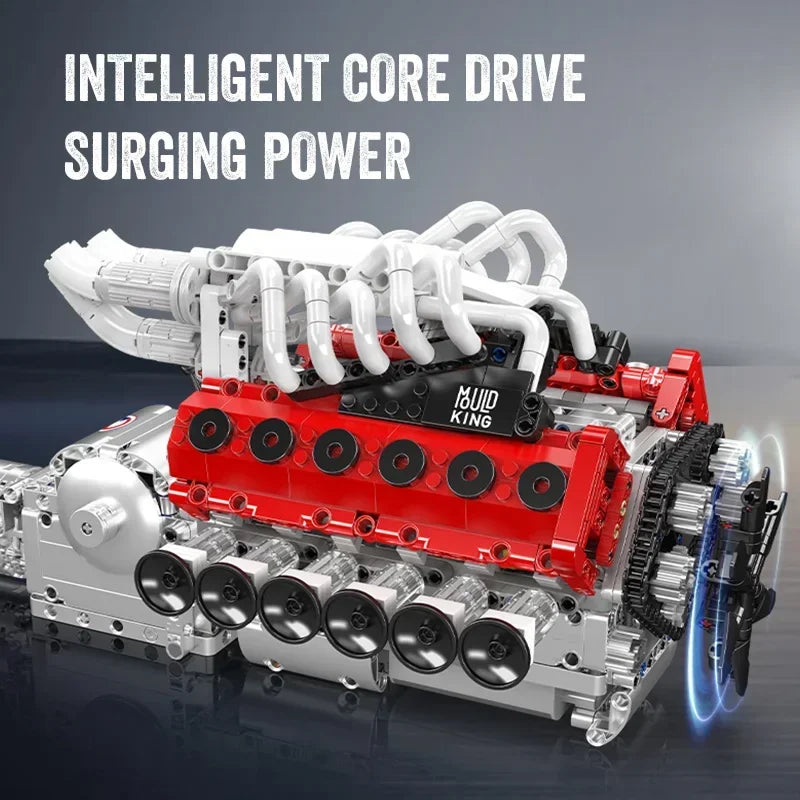 PrimeBricks V12 Motor MOC LEGO-kompatibel | Motorisier