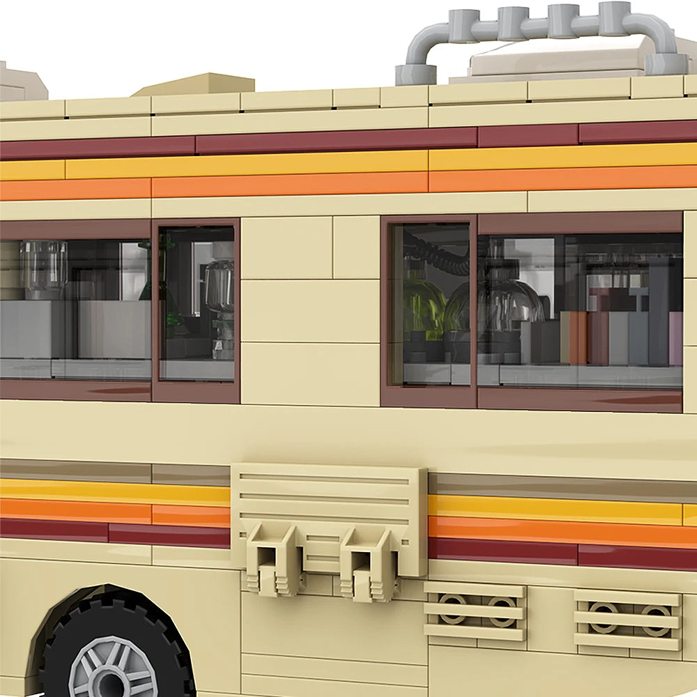Breaking Bad Cooking Lab MOC - 734 Teile RV Wohnmobil | Walter White & Jesse Labor | LEGO-kompatibel