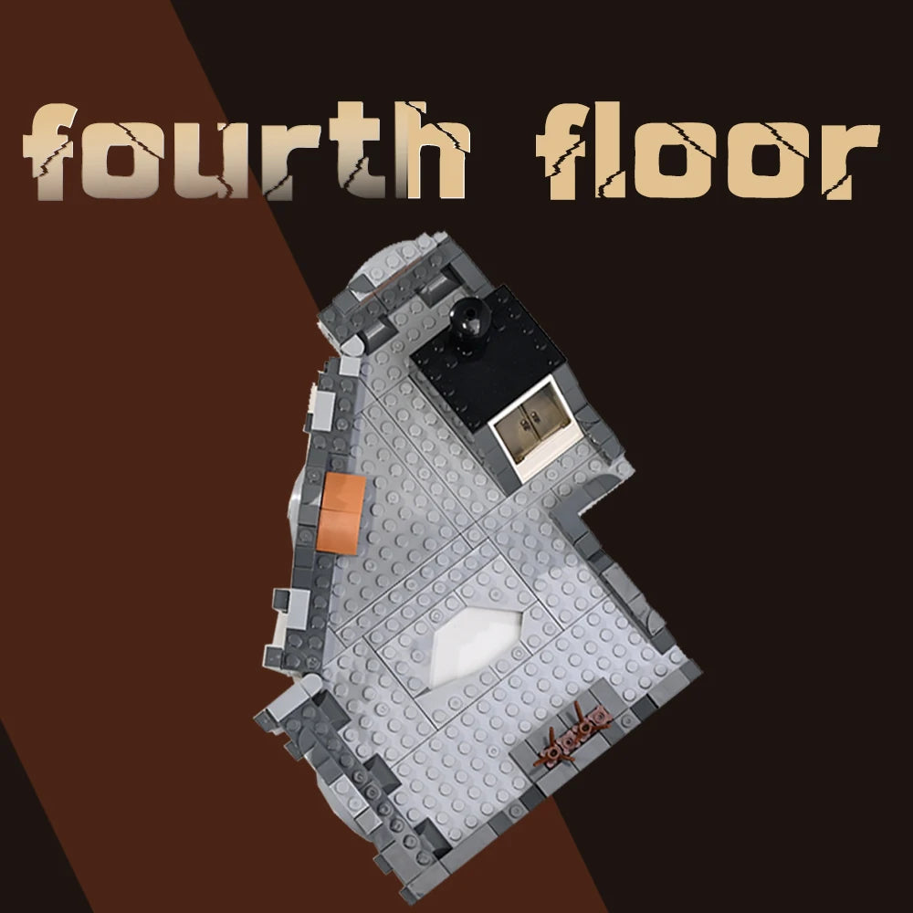 Doomsday Corner Garage MOC - 3325 Teile - Legokompatibel - Modular Building Set für Erwachsene