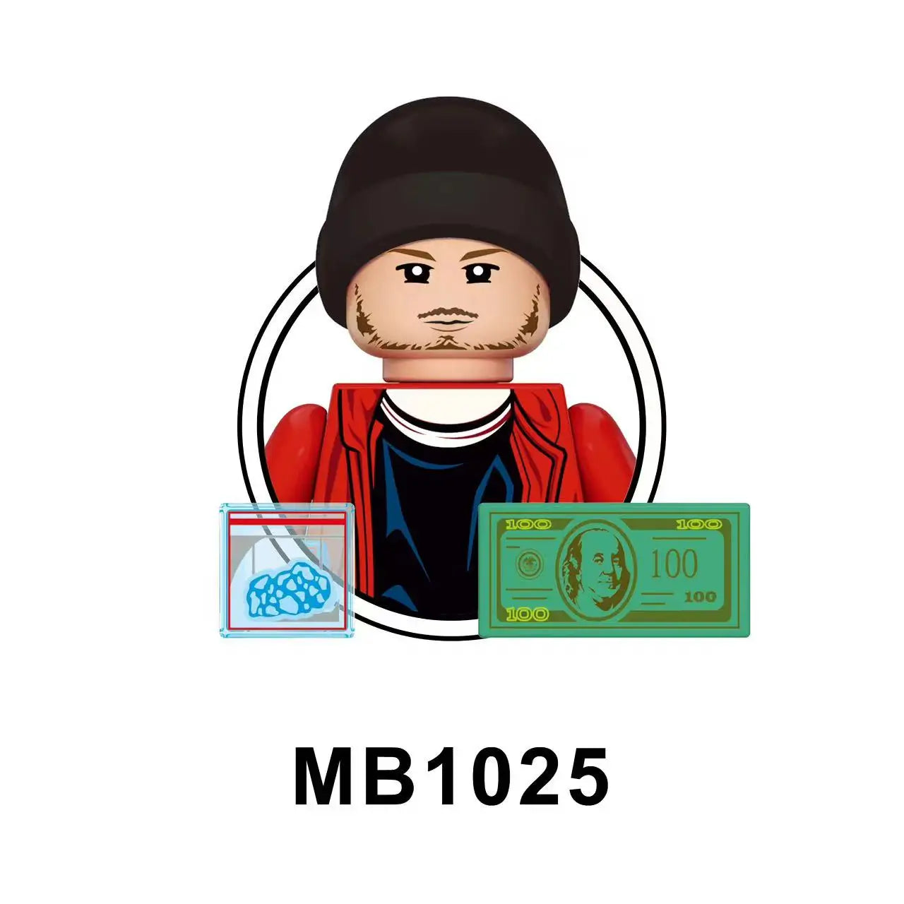 Breaking Bad Minifiguren Set - Walter White, Heisenberg & Saul Goodman | LEGO-kompatibel