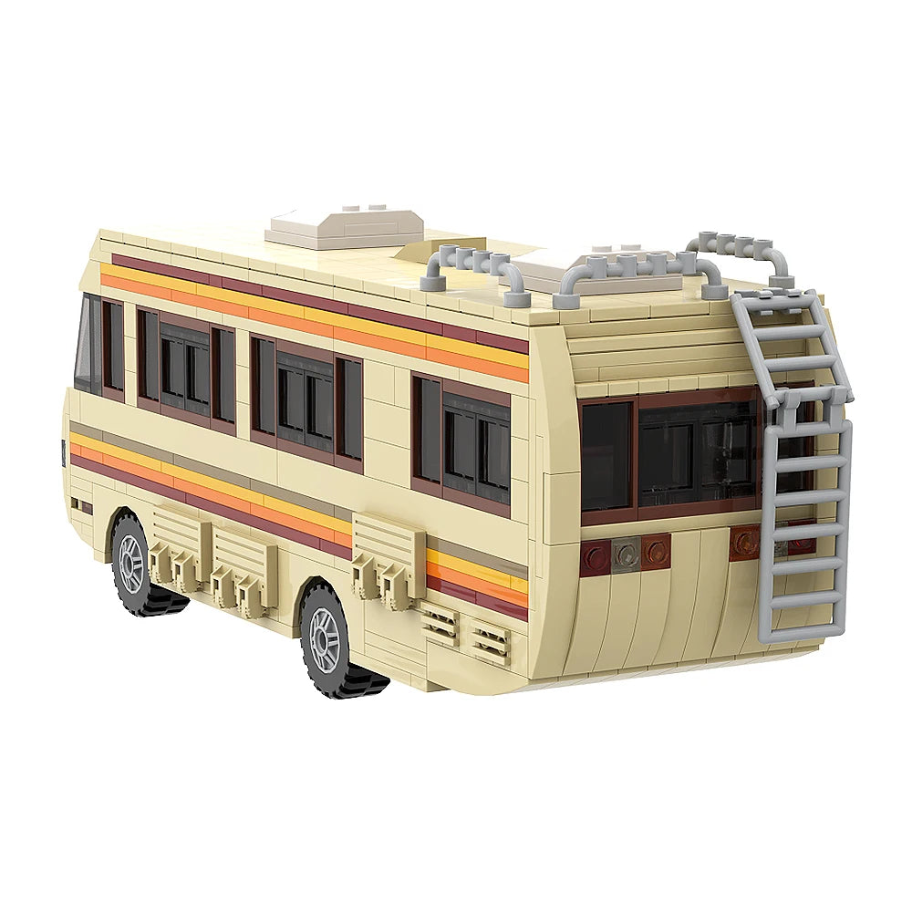 Breaking Bad Cooking Lab MOC - 734 Teile RV Wohnmobil | Walter White & Jesse Labor | LEGO-kompatibel