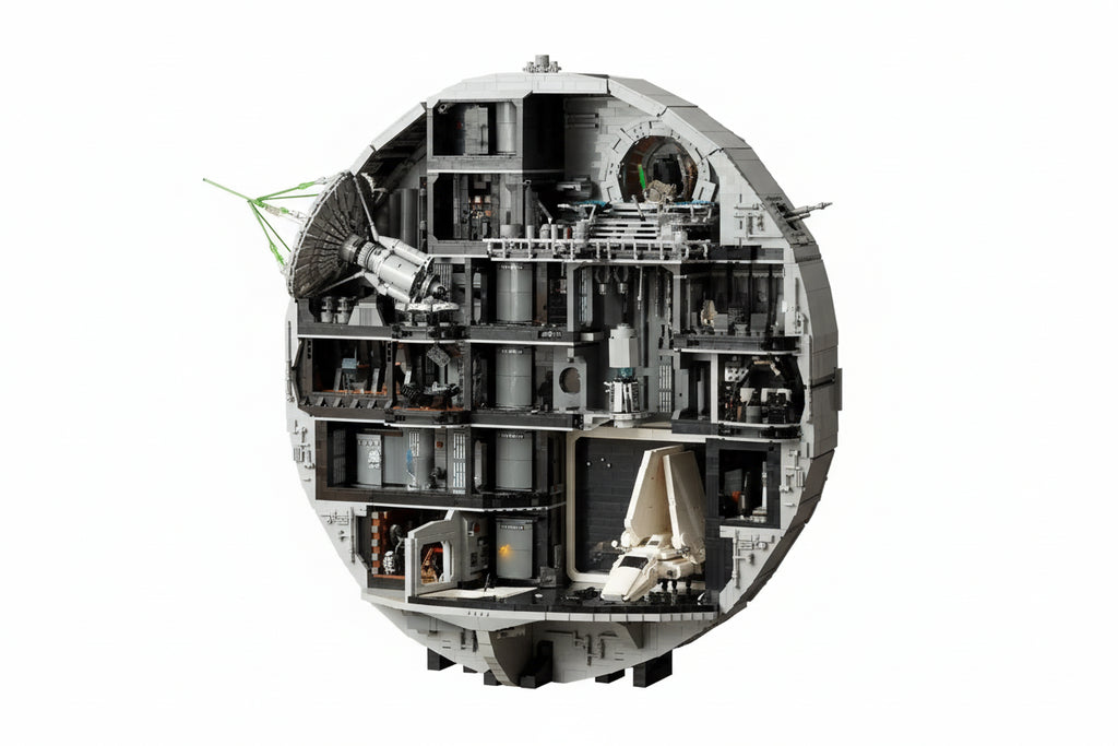 Star Wars Death Star MOC - 9023 Teile | Todesstern Raumstation | LEGO-kompatibel