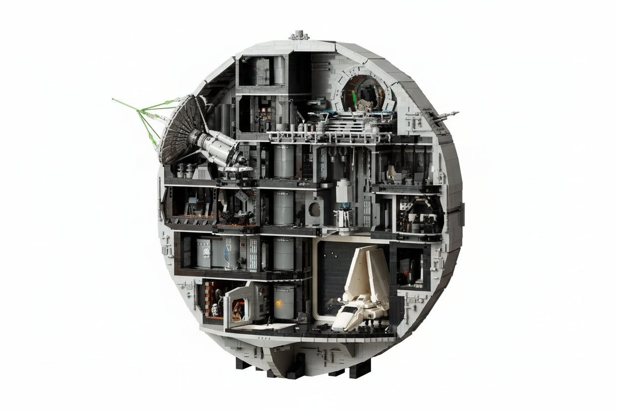 Star Wars Death Star MOC - 9023 Teile | Todesstern Raumstation | LEGO-kompatibel