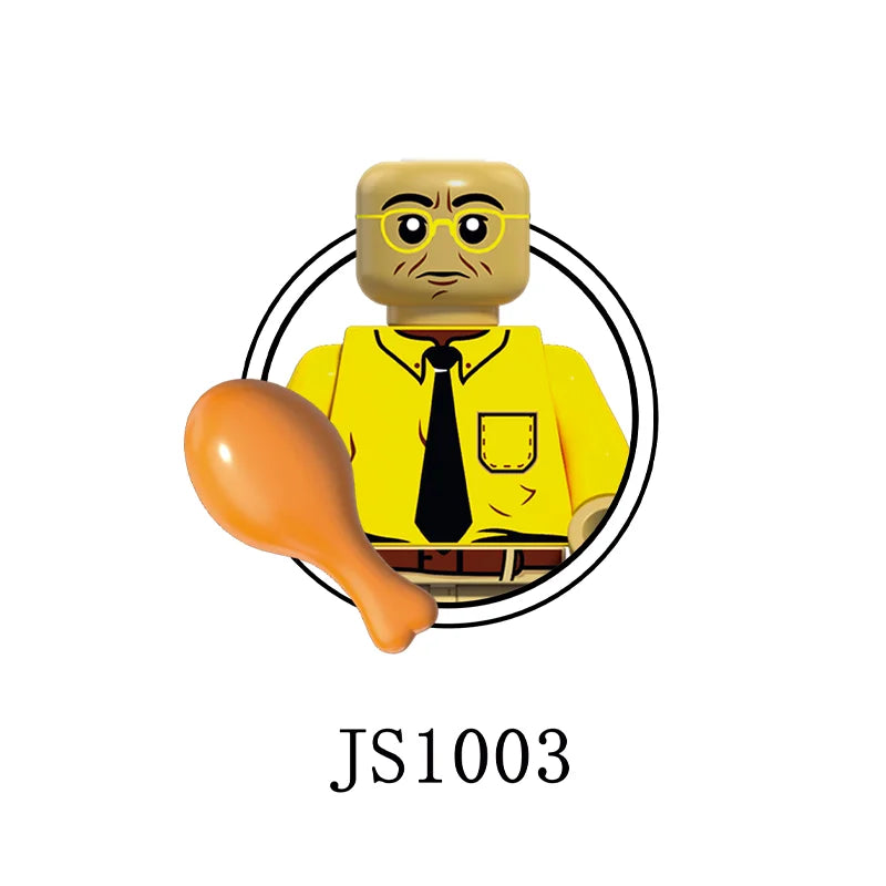 Breaking Bad Minifiguren Set - Walter White, Heisenberg & Saul Goodman | LEGO-kompatibel