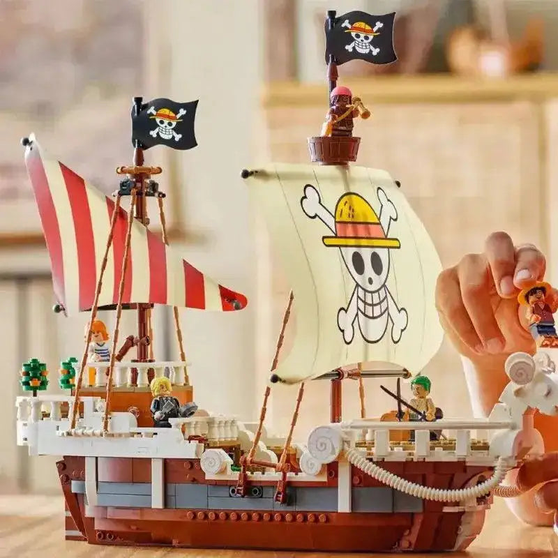 One Piece Going Merry Moc Piratenschiff - Legokompatibel - Strohhut-Piraten Schiff Modell