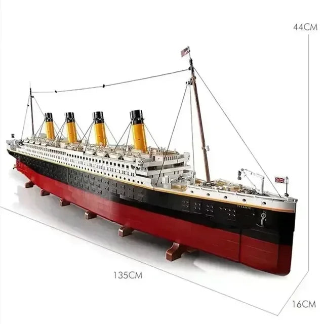 Titanic MOC - 9090 Teile - Legokompatibel - Legendäres Kreuzfahrtschiff Modell