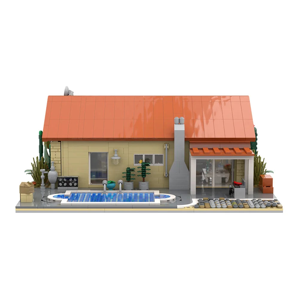 Breaking Bad Walter White House MOC - 2417 Teile | 308 Negra Arroyo Lane | LEGO-kompatibel