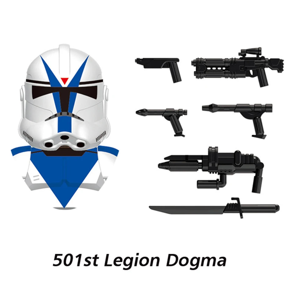 Star Wars Clone Trooper Minifiguren - all Legion, Bomb Squad & Jet Troopers | LEGO-kompatibel