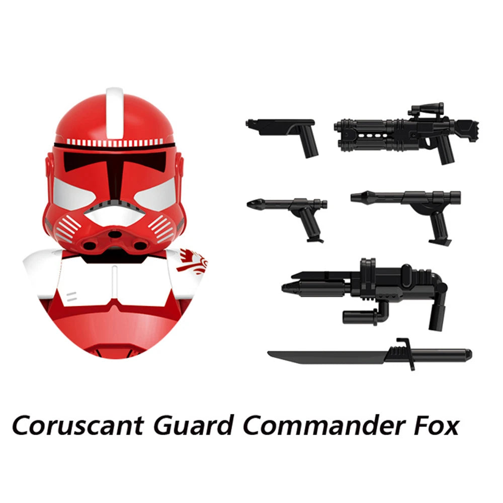 Star Wars Clone Trooper Minifiguren - all Legion, Bomb Squad & Jet Troopers | LEGO-kompatibel