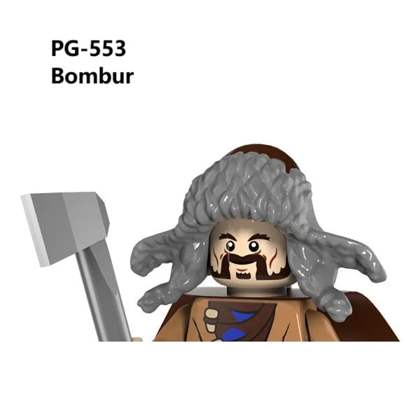 Herr der Ringe Minifiguren Set - Frodo, Gandalf, Aragorn, Legolas & Orks | LEGO-kompatibel