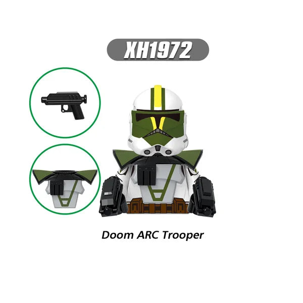 Star Wars Clone Trooper Minifiguren - all Legion, Bomb Squad & Jet Troopers | LEGO-kompatibel