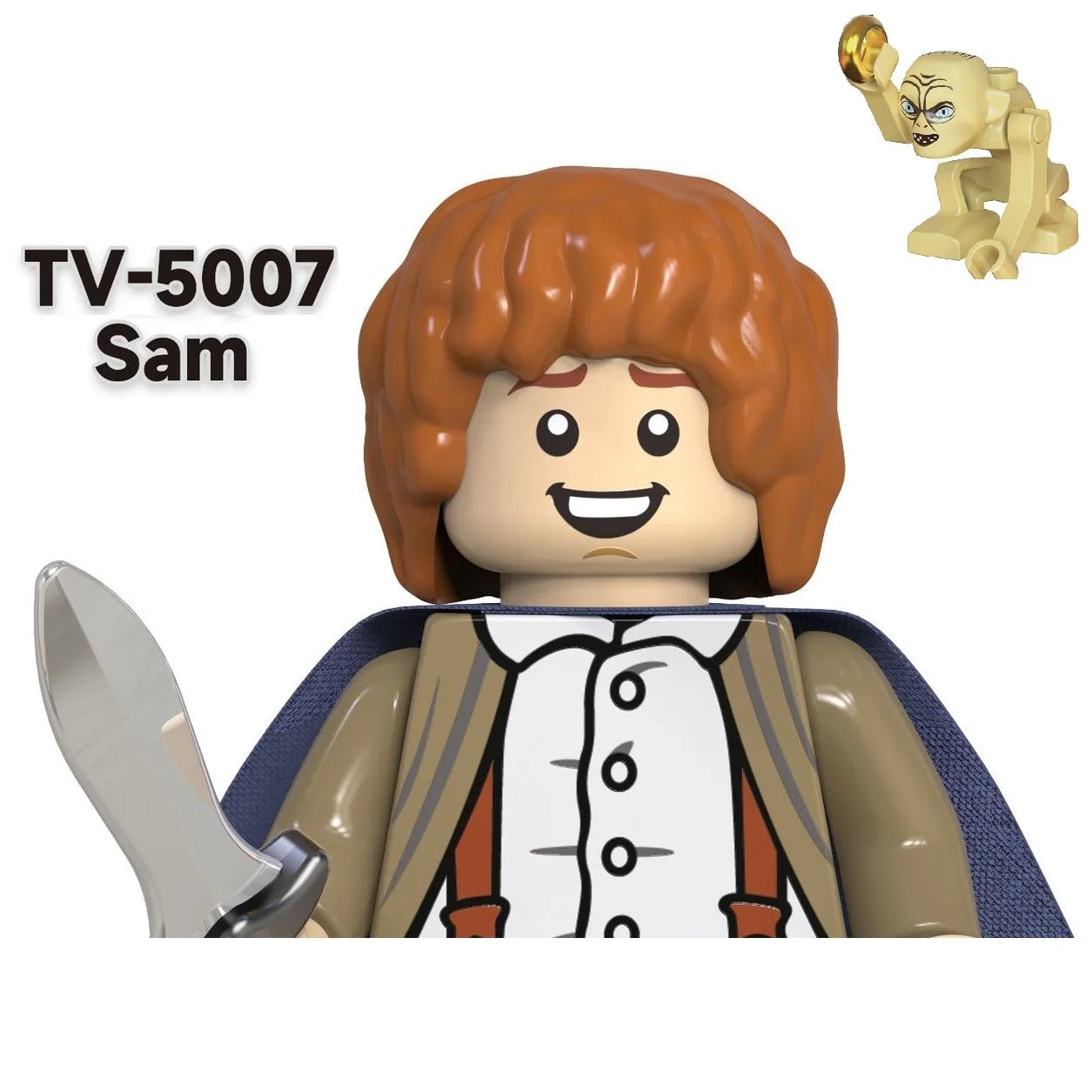 Herr der Ringe Minifiguren Set - Frodo, Gandalf, Aragorn, Legolas & Orks | LEGO-kompatibel