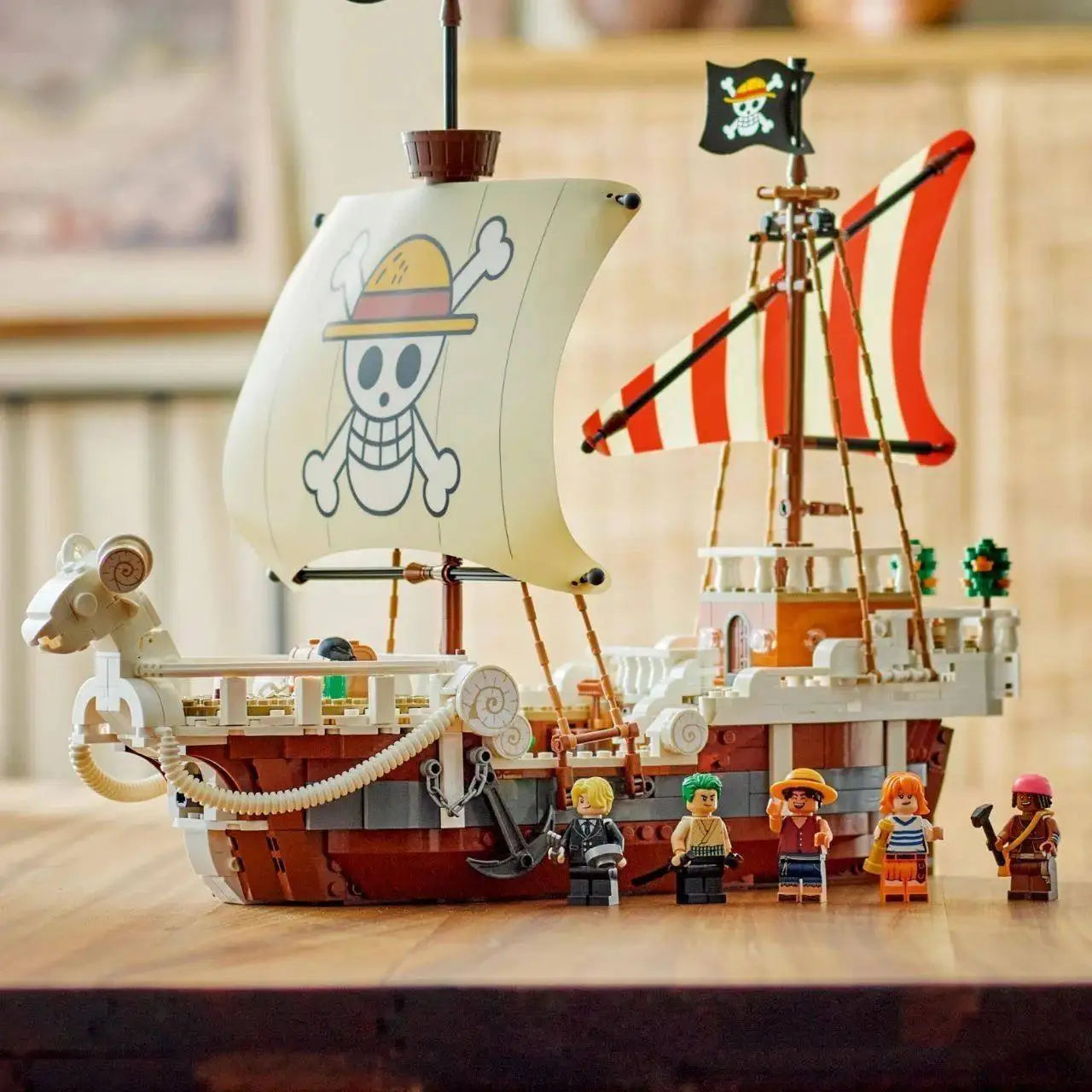 One Piece Going Merry Moc Piratenschiff - Legokompatibel - Strohhut-Piraten Schiff Modell