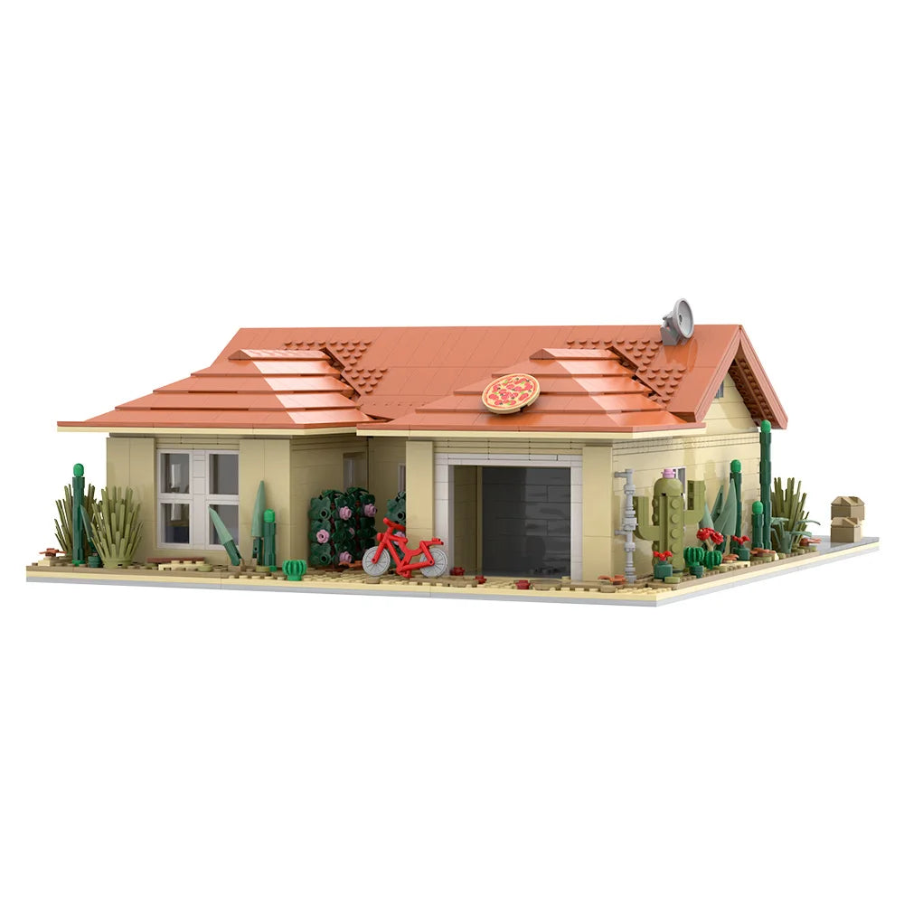 Breaking Bad Walter White House MOC - 2417 Teile | 308 Negra Arroyo Lane | LEGO-kompatibel