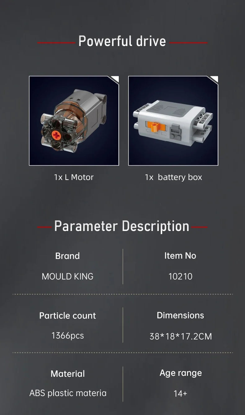PrimeBricks V12 Motor MOC LEGO-kompatibel | Motorisier