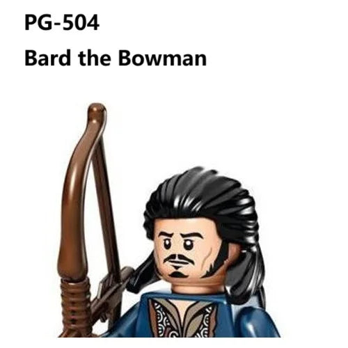 Herr der Ringe Minifiguren Set - Frodo, Gandalf, Aragorn, Legolas & Orks | LEGO-kompatibel