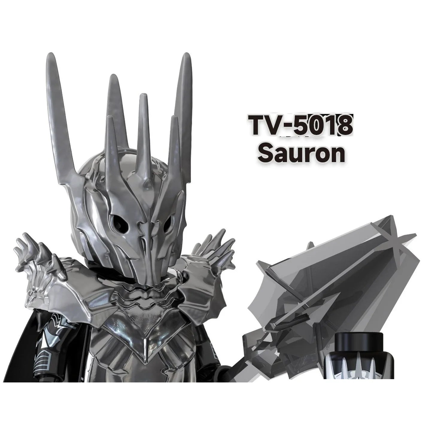 Herr der Ringe Minifiguren Set - Frodo, Gandalf, Aragorn, Legolas & Orks | LEGO-kompatibel