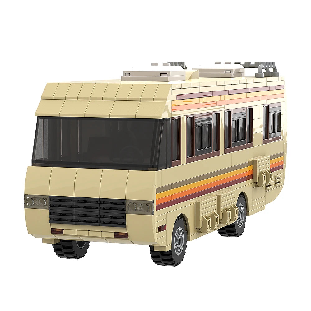Breaking Bad Cooking Lab MOC - 734 Teile RV Wohnmobil | Walter White & Jesse Labor | LEGO-kompatibel