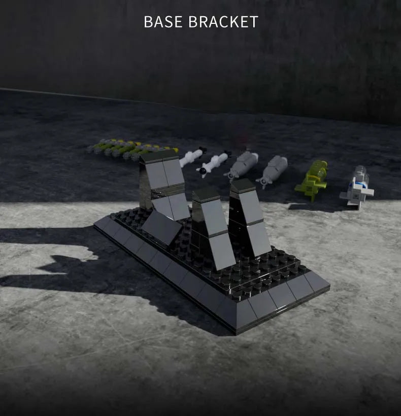 F-22 Raptor MOC - Stealth Fighter Bauset | US Air Force Kampfjet | Militär Flugzeug | LEGO-kompatibel