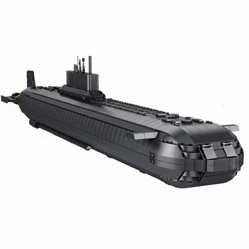 Military Type 941 Nuclear Submarine MOC - 4474 Teile - Legokompatibel - U-Boot Modell für Erwachsene