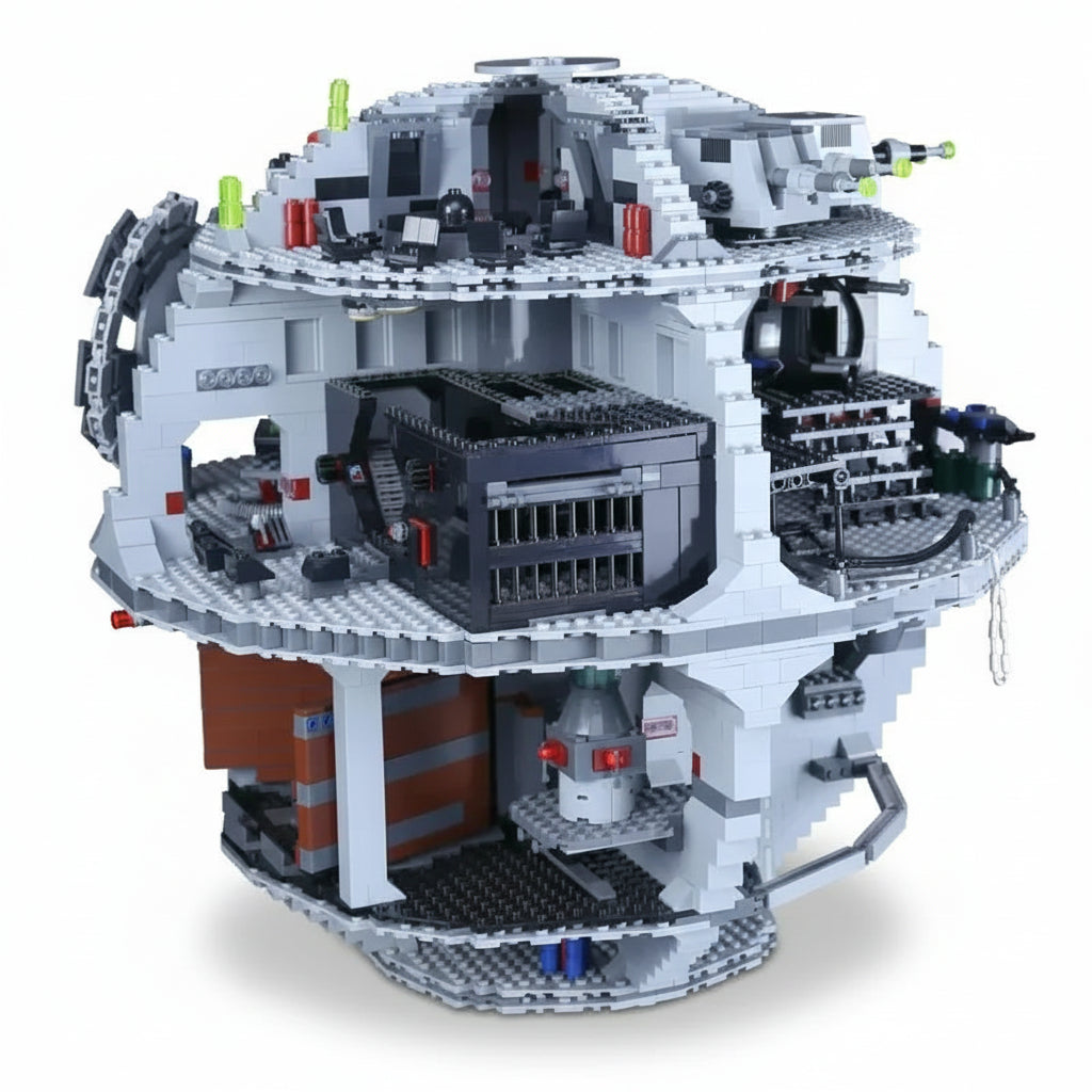 Star Wars Death Star MOC - 4016 Teile | Todesstern Raumstation | LEGO-kompatibel
