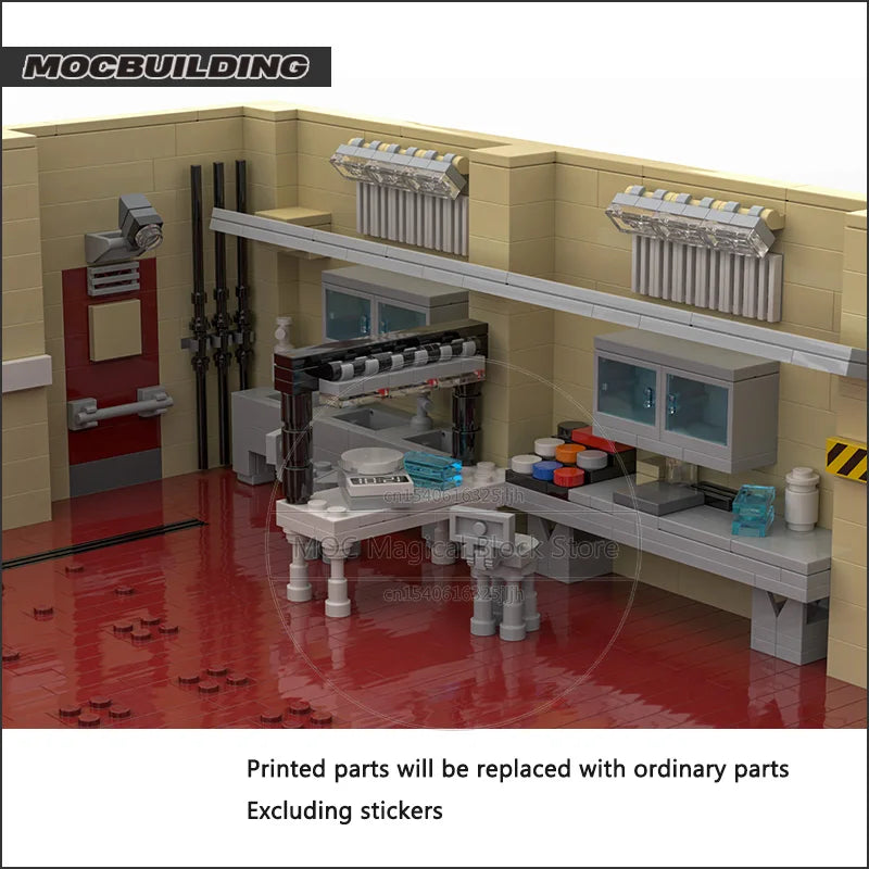 Breaking Bad Movie Scene Lab MOC - 505 Teile Superlab | Gus Fring Labor | LEGO-kompatibel