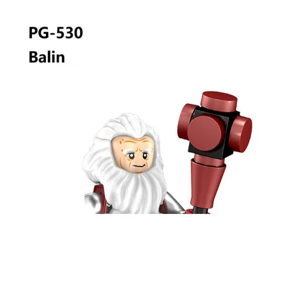 Herr der Ringe Minifiguren Set - Frodo, Gandalf, Aragorn, Legolas & Orks | LEGO-kompatibel