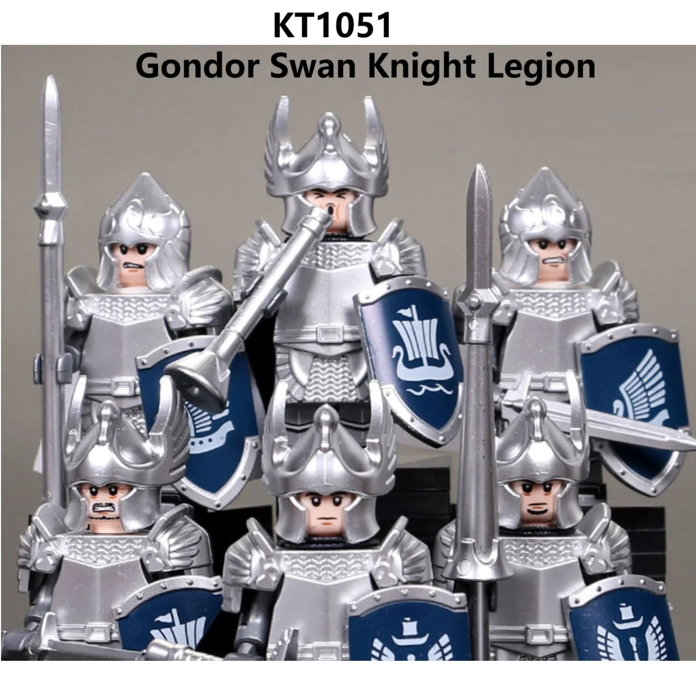 Herr der Ringe Minifiguren Set - Frodo, Gandalf, Aragorn, Legolas & Orks | LEGO-kompatibel