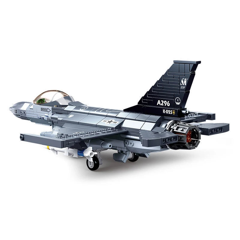 F-16 Hayabusa Fighter Jet MOC LEGO-kompatibel | PrimeBricks