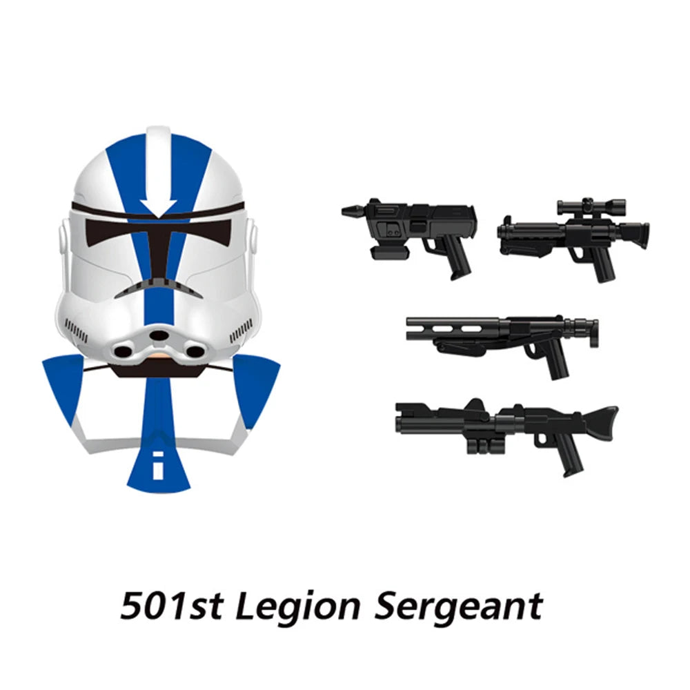 Star Wars Clone Trooper Minifiguren - all Legion, Bomb Squad & Jet Troopers | LEGO-kompatibel