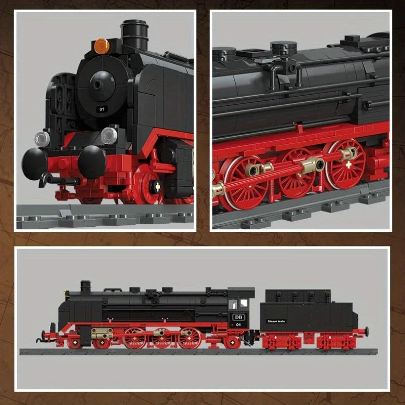 GWR Steam Train Locomotive CN5700 MOC - Legokompatibel - Dampflok Railway Express Modells