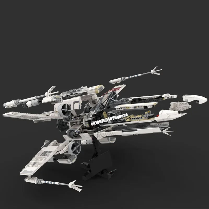 Star Wars X-Wing Starfighter MOC - 2738 Teile | Rebellen-Jäger | LEGO-kompatibel