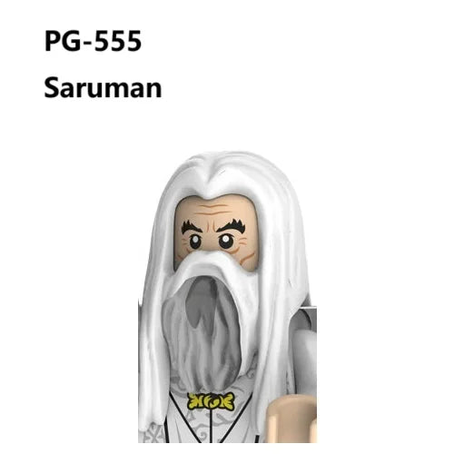 Herr der Ringe Minifiguren Set - Frodo, Gandalf, Aragorn, Legolas & Orks | LEGO-kompatibel