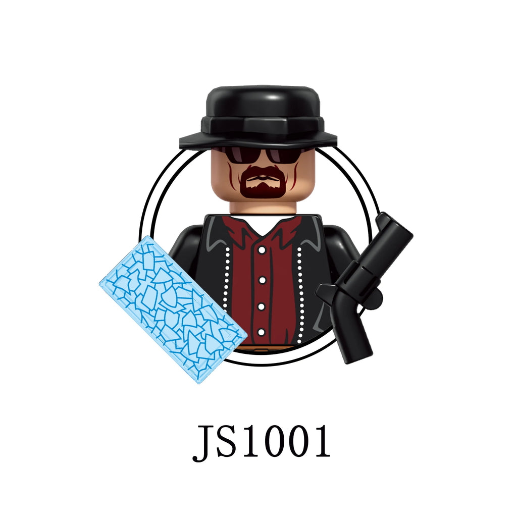 Breaking Bad Minifiguren Set - Walter White, Heisenberg & Saul Goodman | LEGO-kompatibel