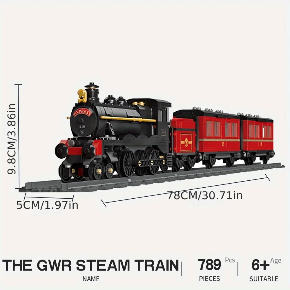 GWR Steam Train Locomotive CN5700 MOC - Legokompatibel - Dampflok Railway Express Modells