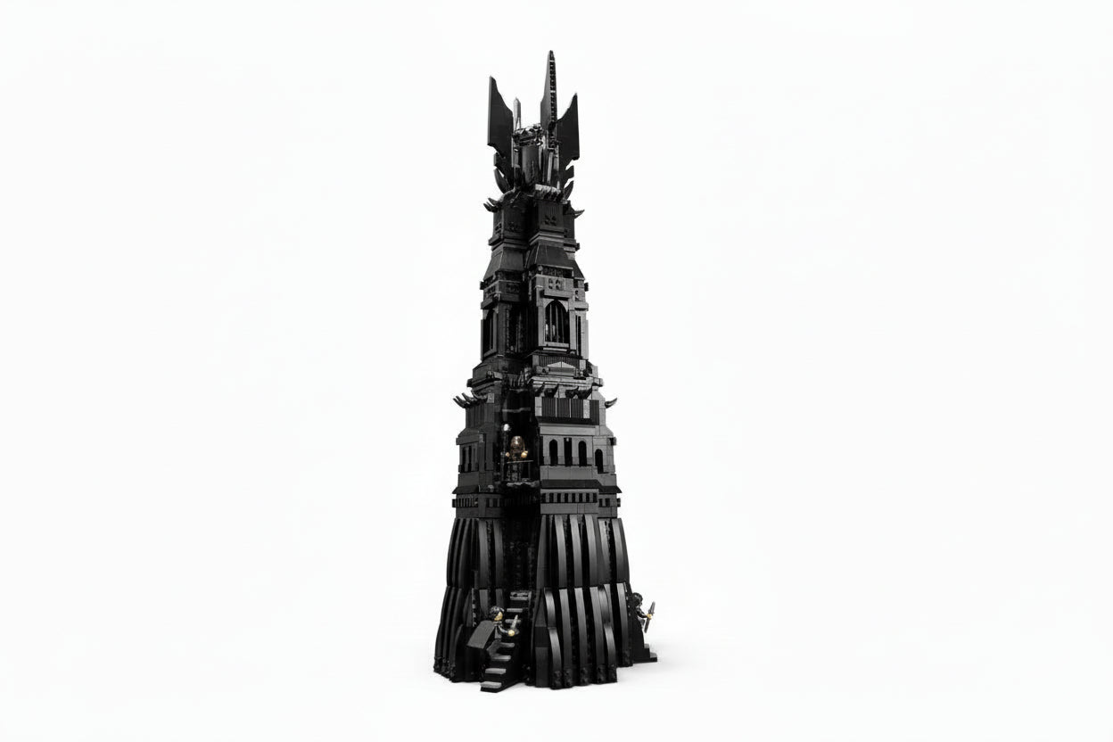 Herr der Ringe Orthanc - Sarumans Schwarzer Turm MOC | 2359 Teile | LEGO 10237 Alternative