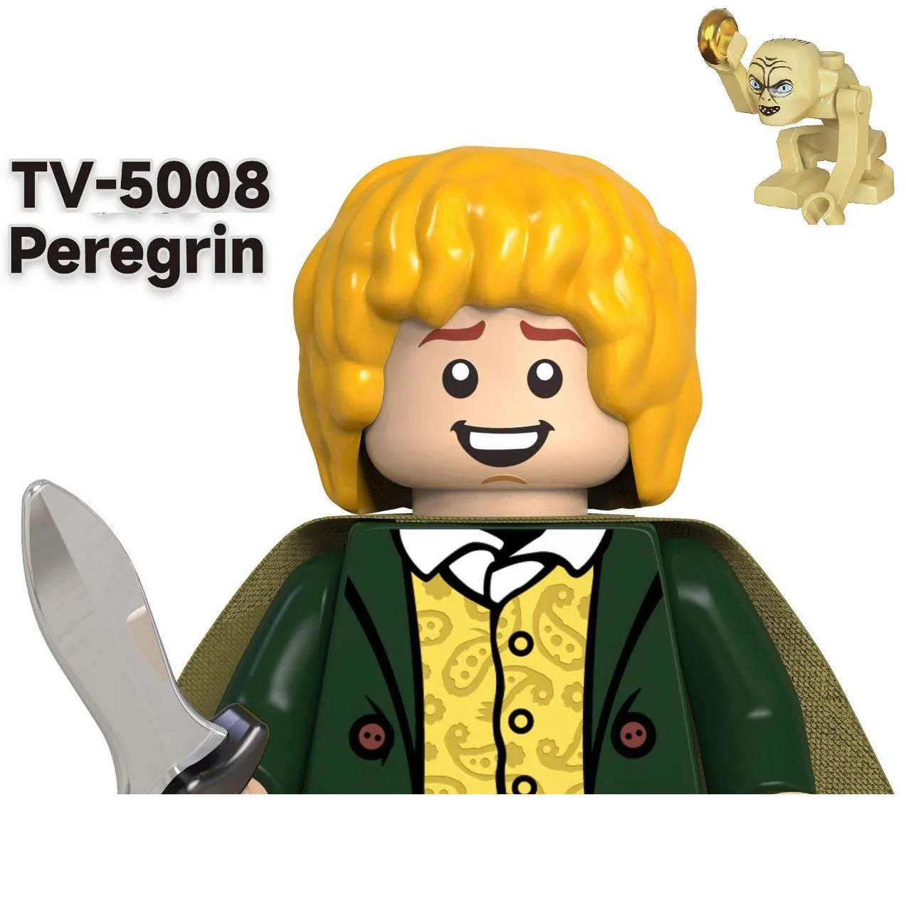 Herr der Ringe Minifiguren Set - Frodo, Gandalf, Aragorn, Legolas & Orks | LEGO-kompatibel