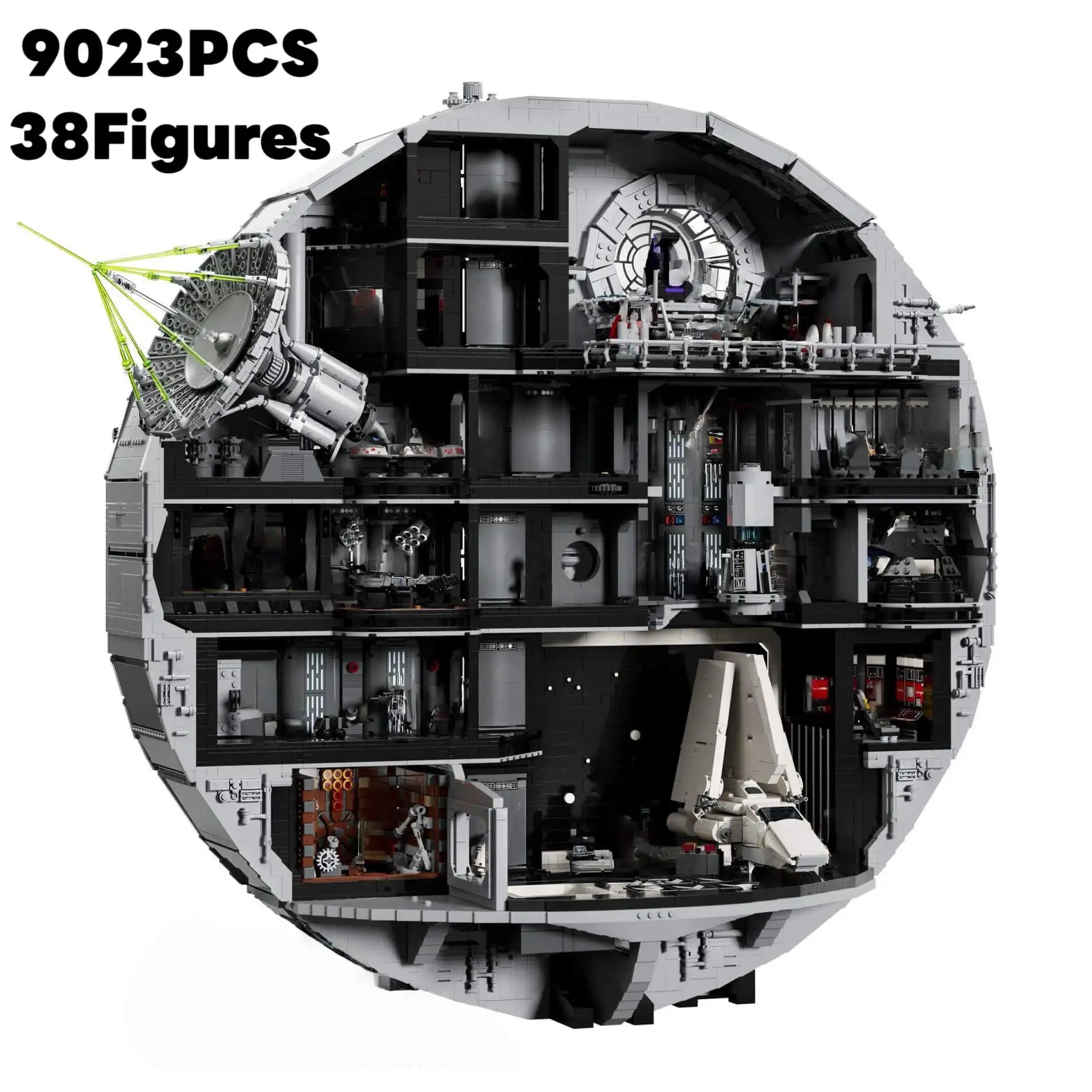 Star Wars Death Star MOC - 9023 Teile | Todesstern Raumstation | LEGO-kompatibel
