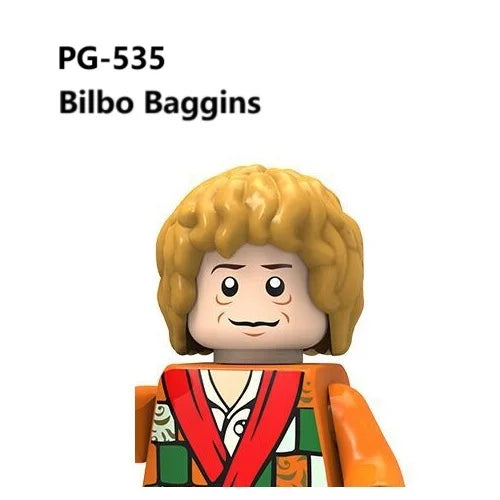 Herr der Ringe Minifiguren Set - Frodo, Gandalf, Aragorn, Legolas & Orks | LEGO-kompatibel