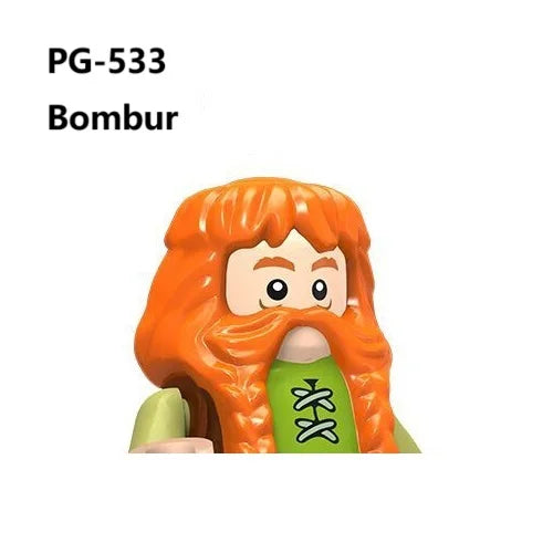 Herr der Ringe Minifiguren Set - Frodo, Gandalf, Aragorn, Legolas & Orks | LEGO-kompatibel