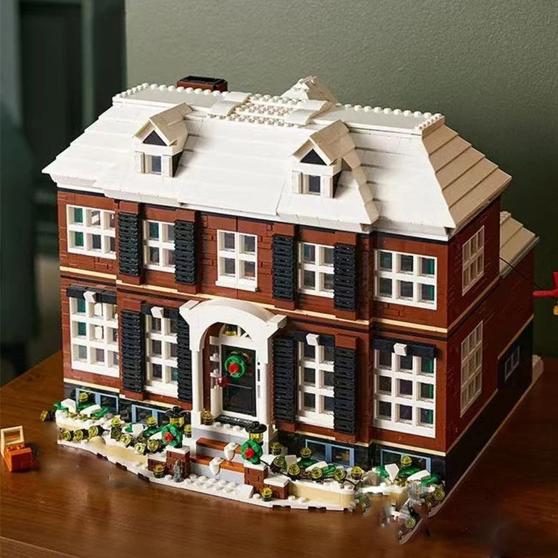 Home Alone Haus MOC - 3955 Teile - Legokompatibel - Kultfilm Building Set für Erwachsene