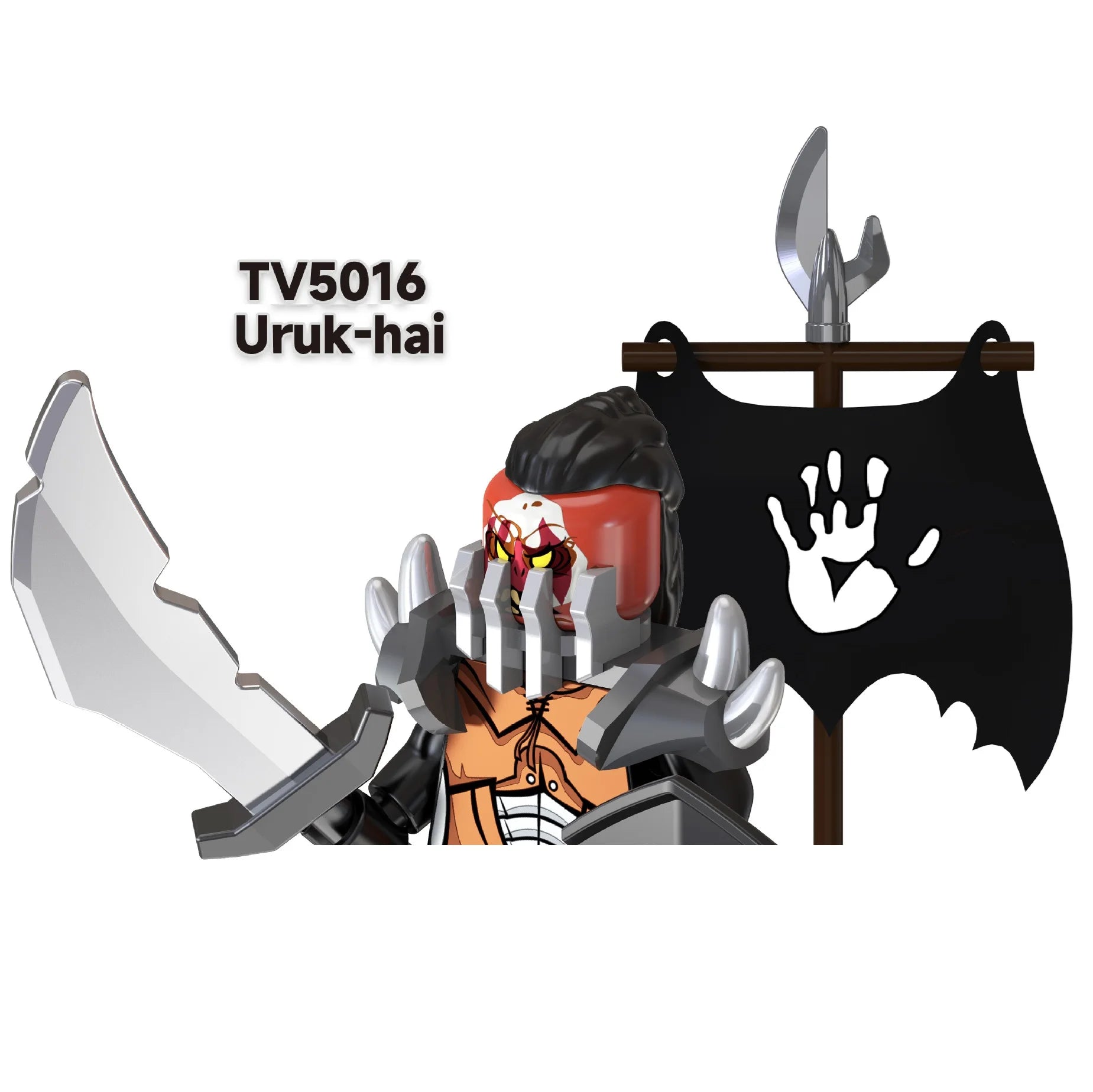 Herr der Ringe Minifiguren Set - Frodo, Gandalf, Aragorn, Legolas & Orks | LEGO-kompatibel