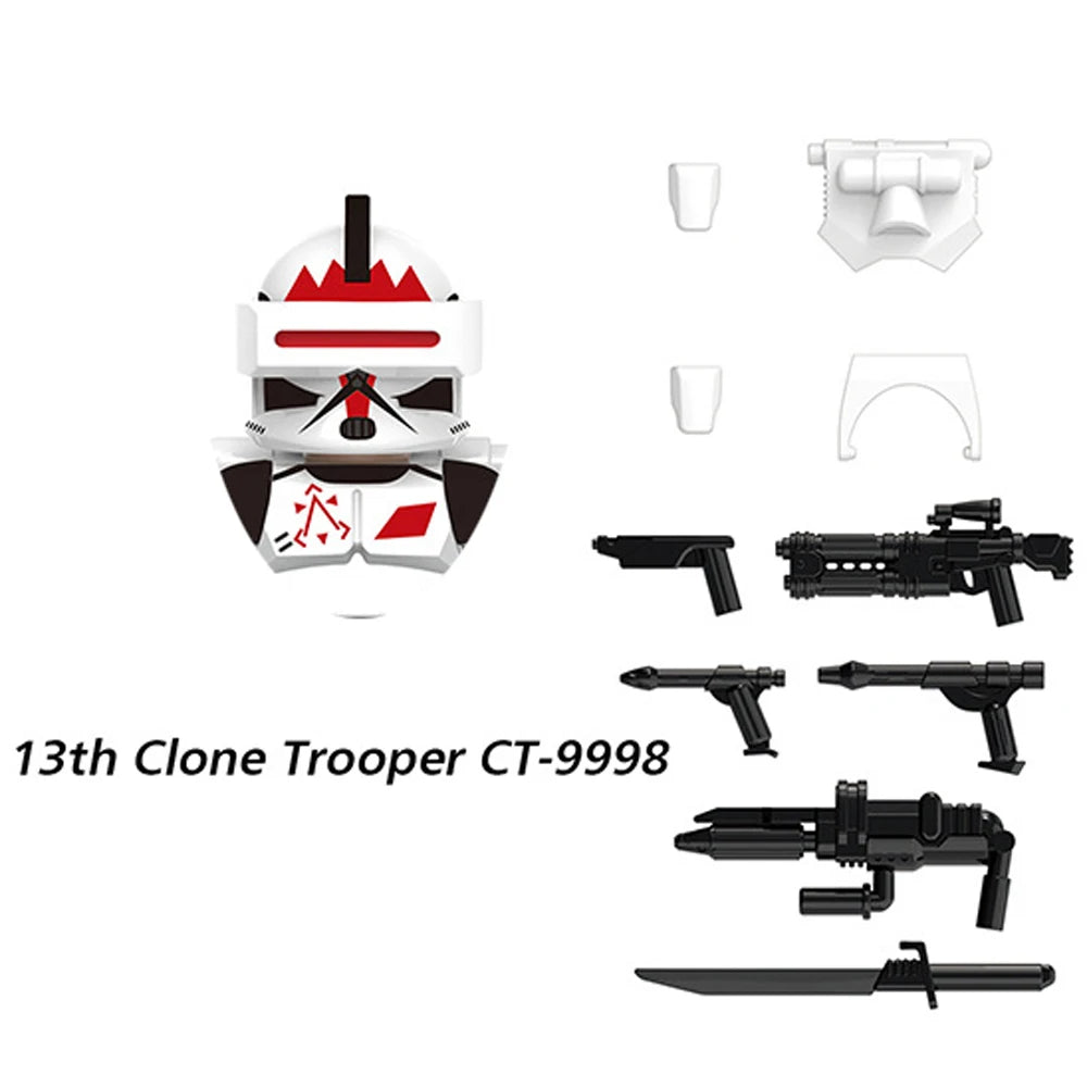 Star Wars Clone Trooper Minifiguren - all Legion, Bomb Squad & Jet Troopers | LEGO-kompatibel