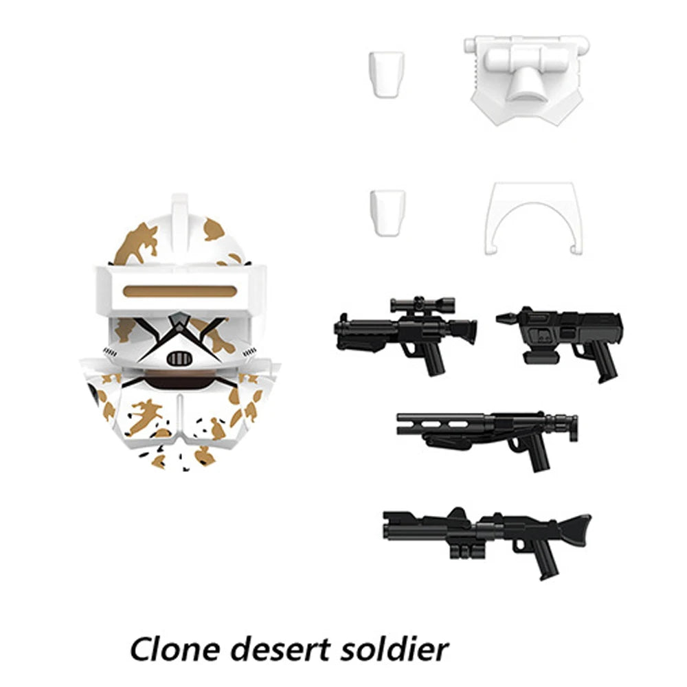 Star Wars Clone Trooper Minifiguren - all Legion, Bomb Squad & Jet Troopers | LEGO-kompatibel